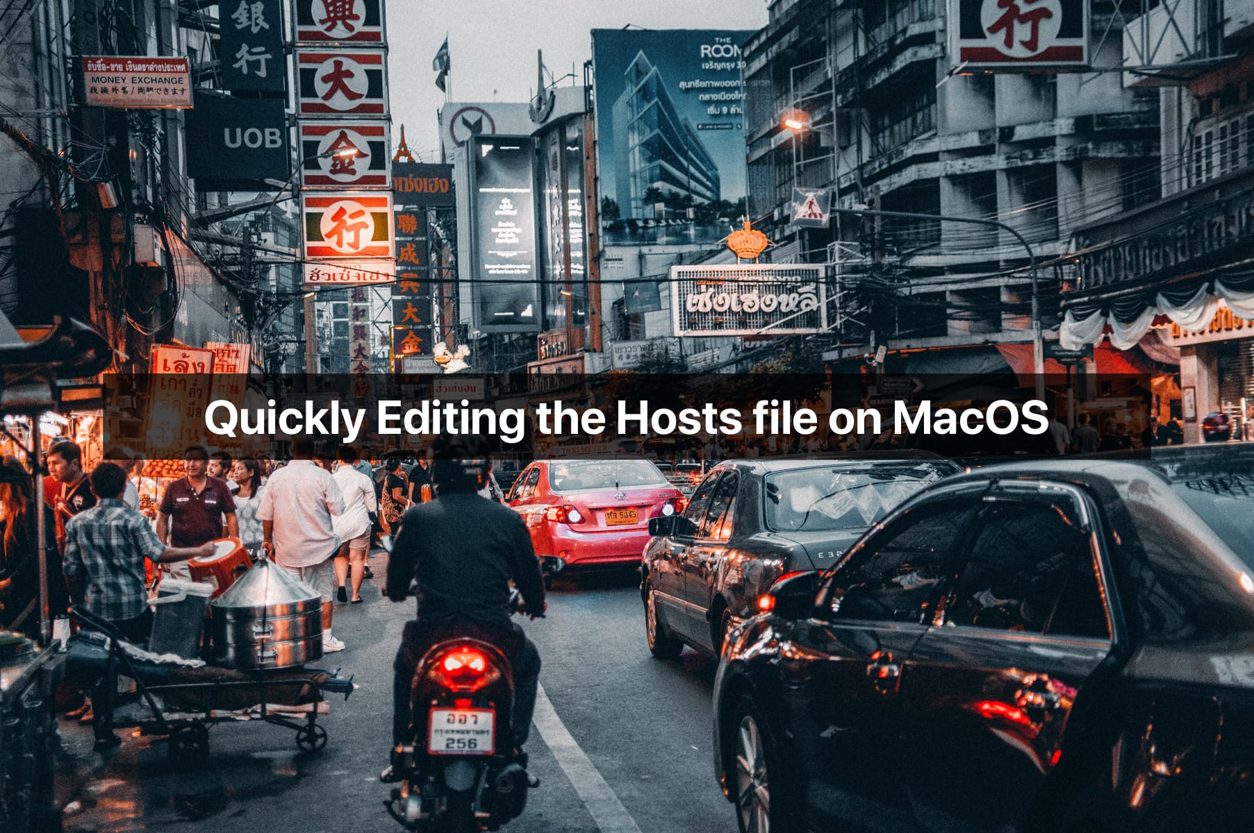 Quickly Editing the Hosts file on MacOS